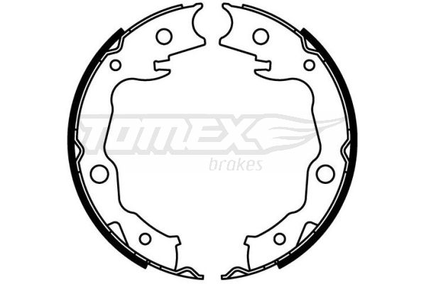 Sada brzdových čeľustí TOMEX Brakes
